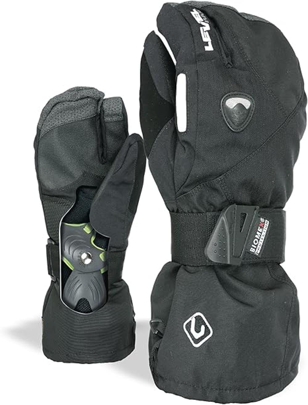 Level Herren Handschuhe Fly Trigger, Black, 8.5, 1031UT, M-L