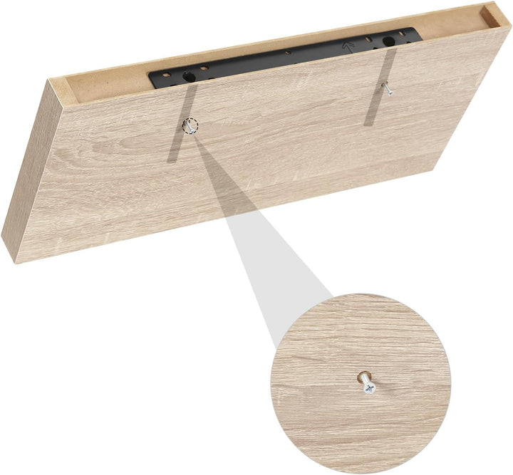 EUGAD Wandregal, Regal Wand 4er Set, Wandboard für Wohnzimmer, Küche, Badezimmer, Bücher/DVD/CD/Bild