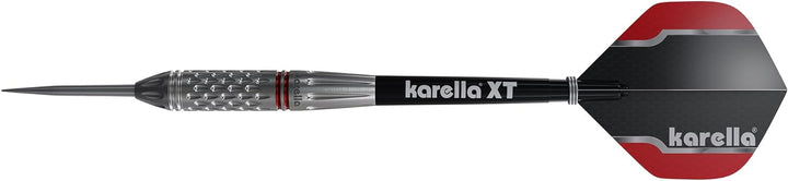 Karella Commander Steeldart und Softdart Silver, 90% Tungsten, 19, 21g, 23g, für klassisches Dartboa