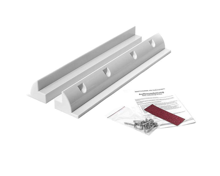 WATTSTUNDE Solarmodul Haltespoiler Dachbefestigungen Dachdurchführung weiss (HXH68/W), Hxh68/W