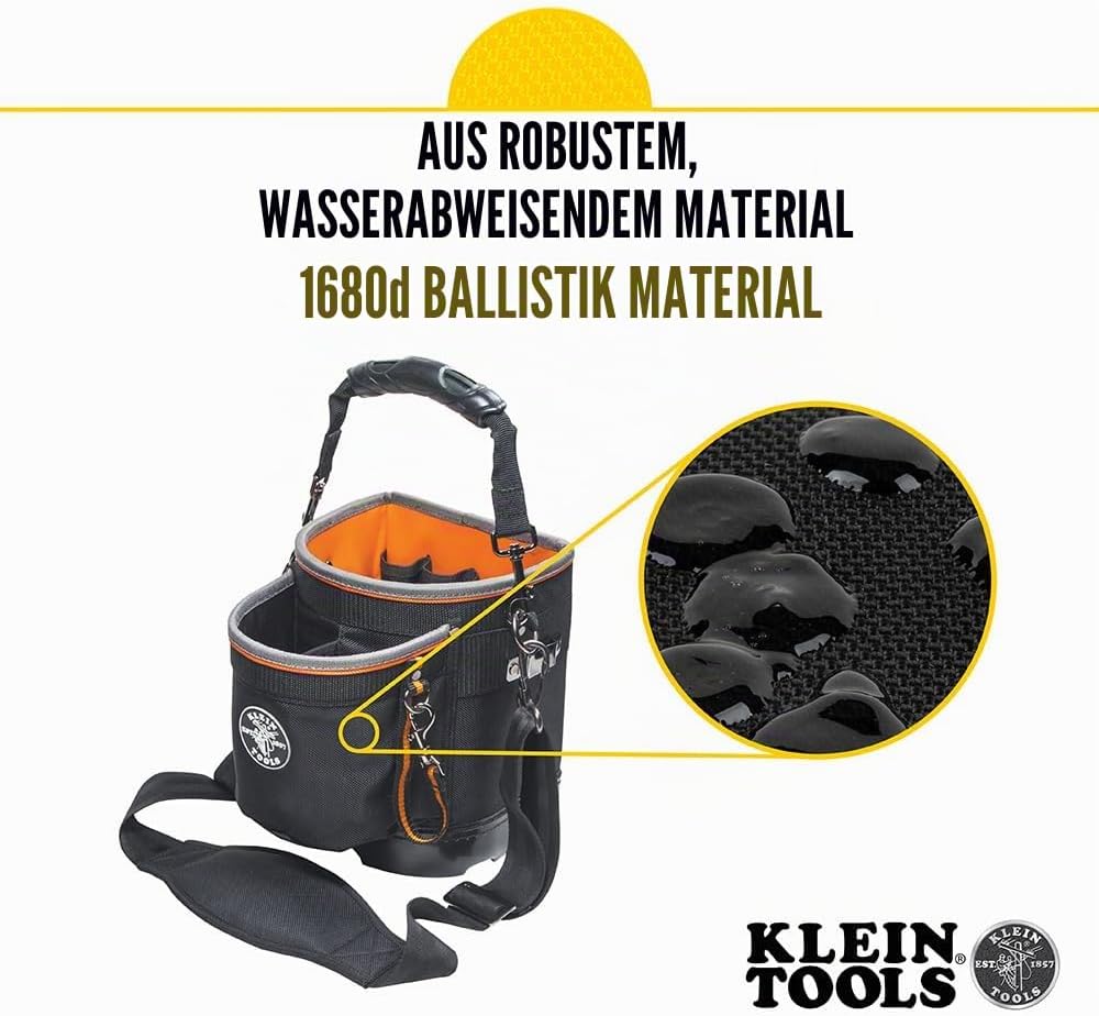 Klein Tools 55456BPL Tradesman Pro Tech Rucksack, 55419SP-14 Schulterbeutel, Schulterbeutel