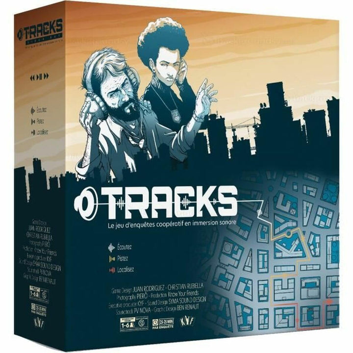 Asmodee Tracks Gesellschaftsspiel, für 1 bis 6 Spieler, ab 12 Jahren