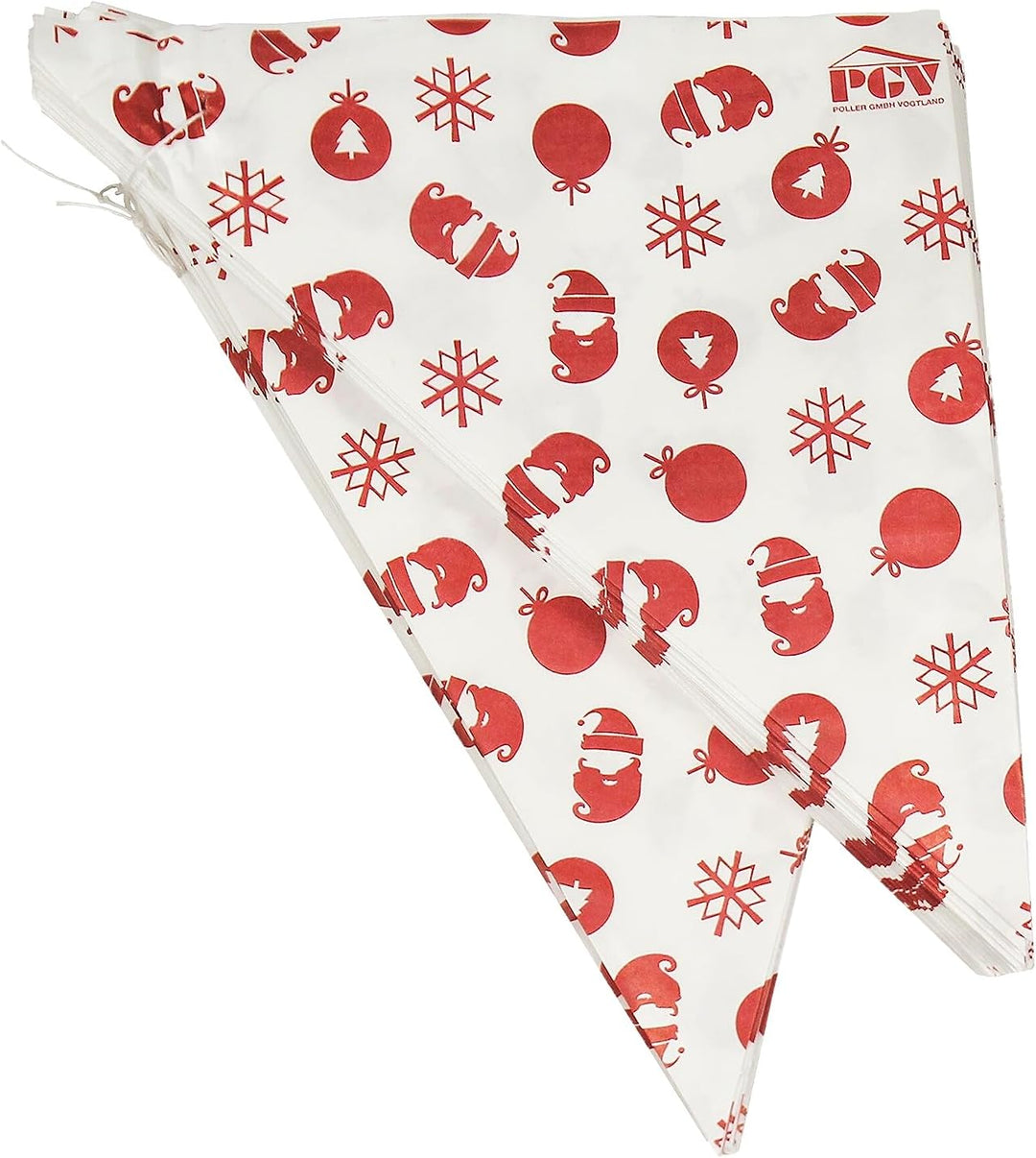 Spitztüten aus Papier Motiv: "WICHTEL ROT" Länge ca. 19 cm für ca. 125 g Inhalt (1000 Stück), 1000