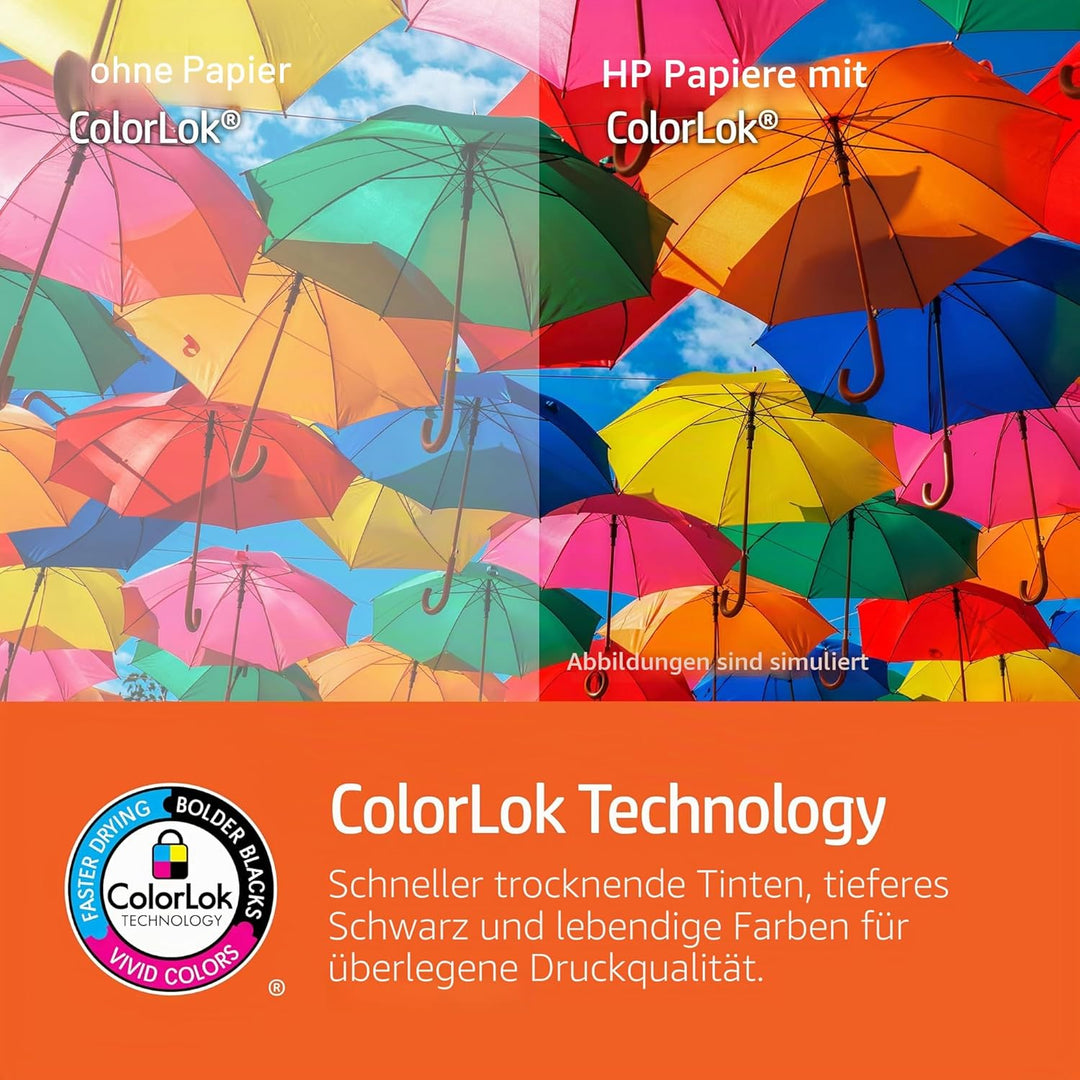 HP Druckerpapier Premium CHP 854: 100g, A4, 2.000 Blatt (4x500), extraglatt, weiss - intensive Farbe