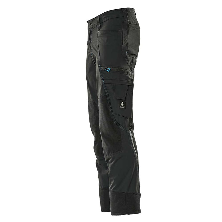 Mascot 17179-311 Bundhose "Stretch" - Advanced, Schwarz, 82C66 66 Schwarz, 66 Schwarz
