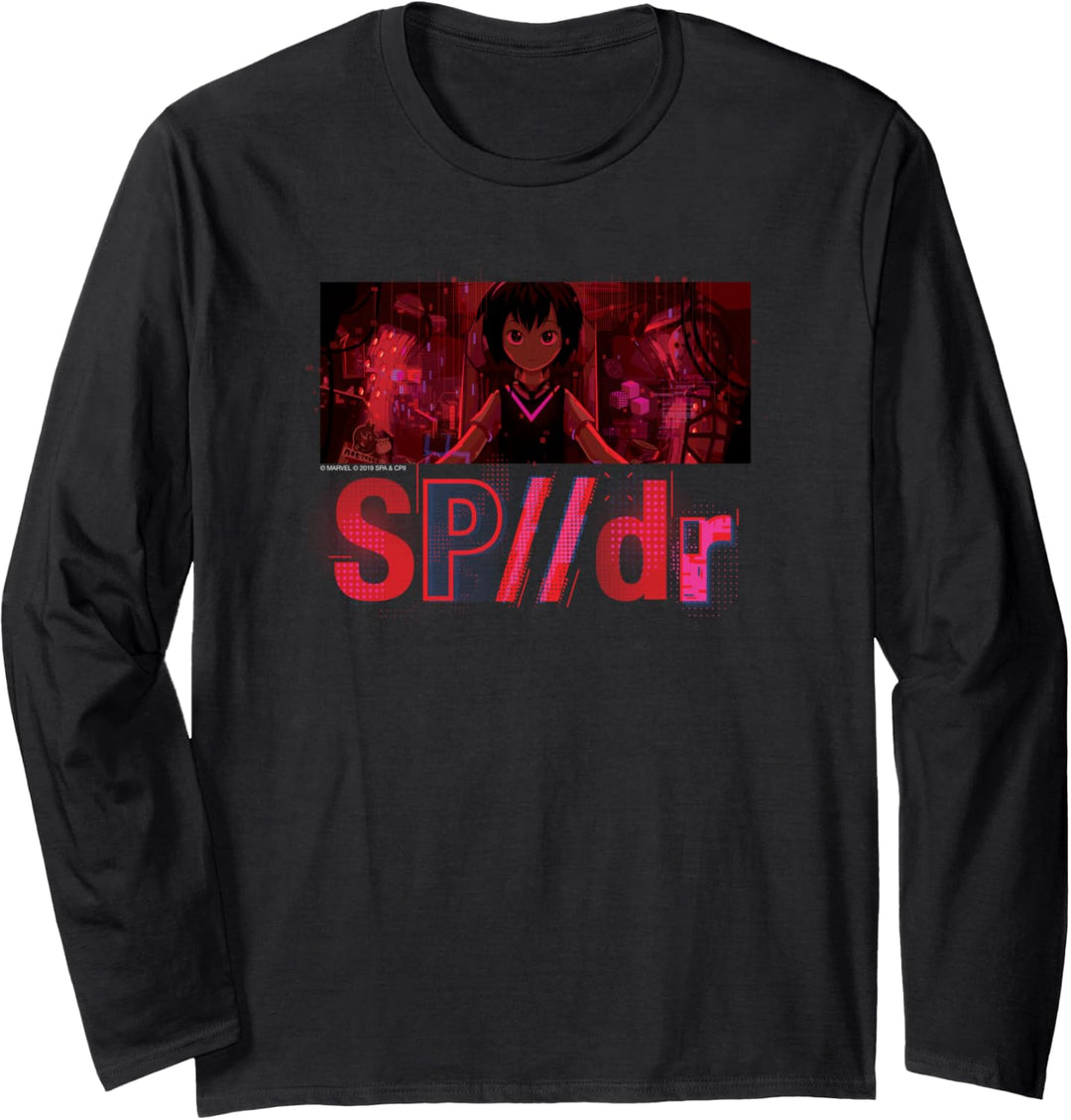 Marvel Spider-Man Into the Spider-Verse Sp//dr Peni Parker Langarmshirt