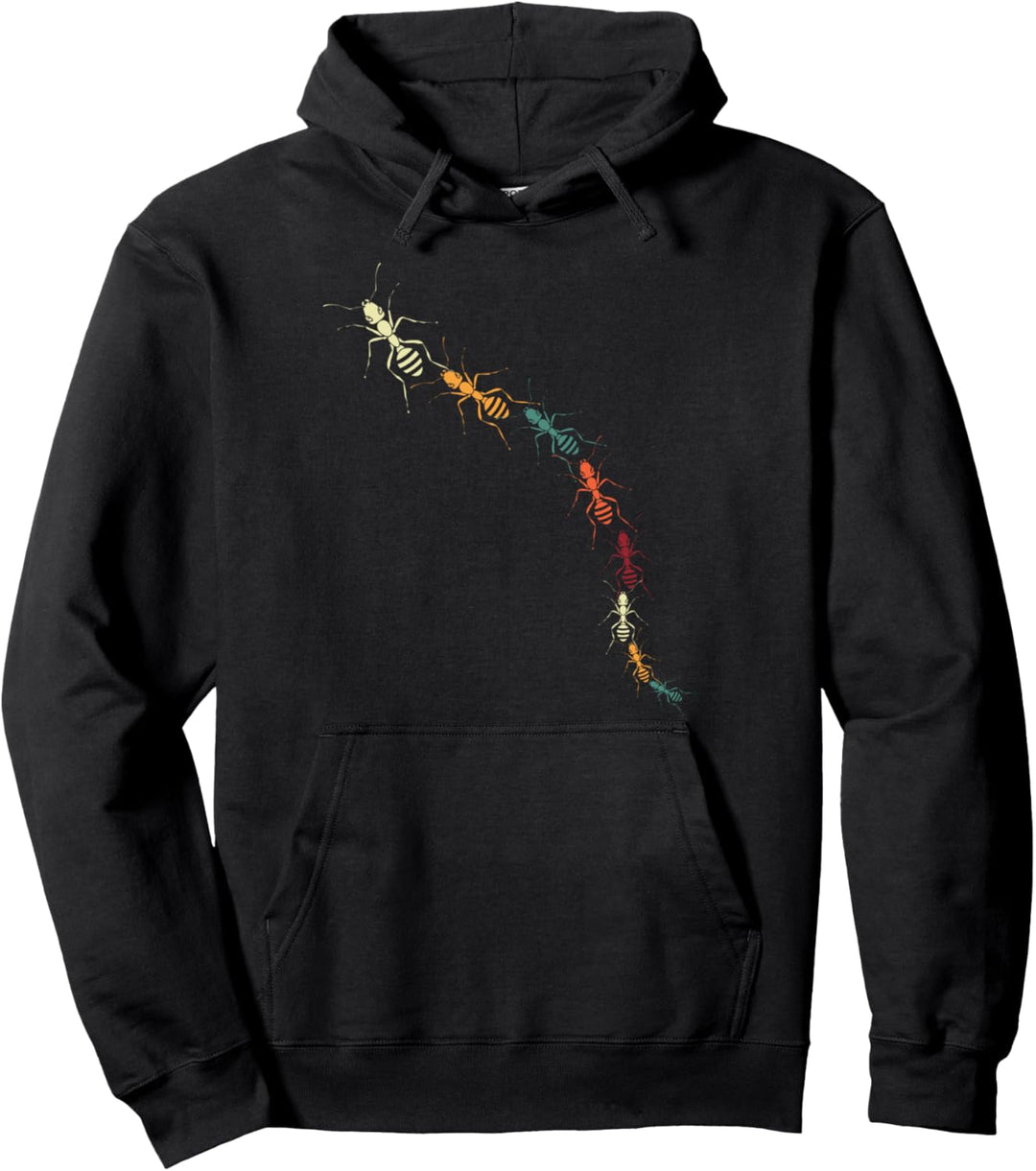 Ameisen Ameisenfarm Retro Ameise Pullover Hoodie