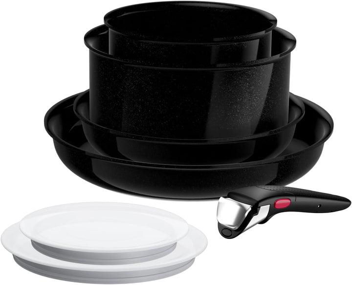 Tefal Ingenio Explore On 7-tlg. Kochgeschirr-Set, keramische Fusion Core Antihaftversiegelung, platz