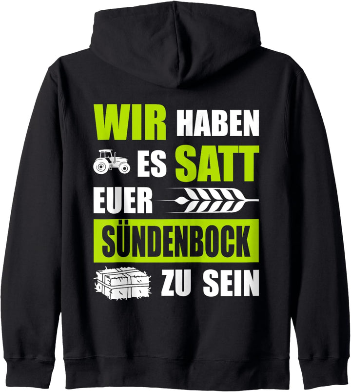 Landwirt Demo Landwirtschaft Bauernprotest Demonstration Kapuzenjacke