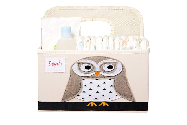3 Sprouts - Wickeltasche Organizer - Baby Windel Caddy für Wickelutensilien - Wickelkorb & Wickelorg