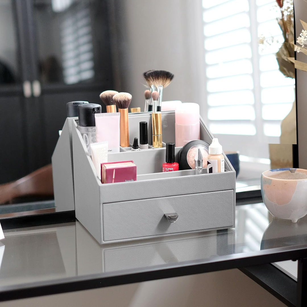 Stackers Make-up opberger met Lade Grey Pebble
