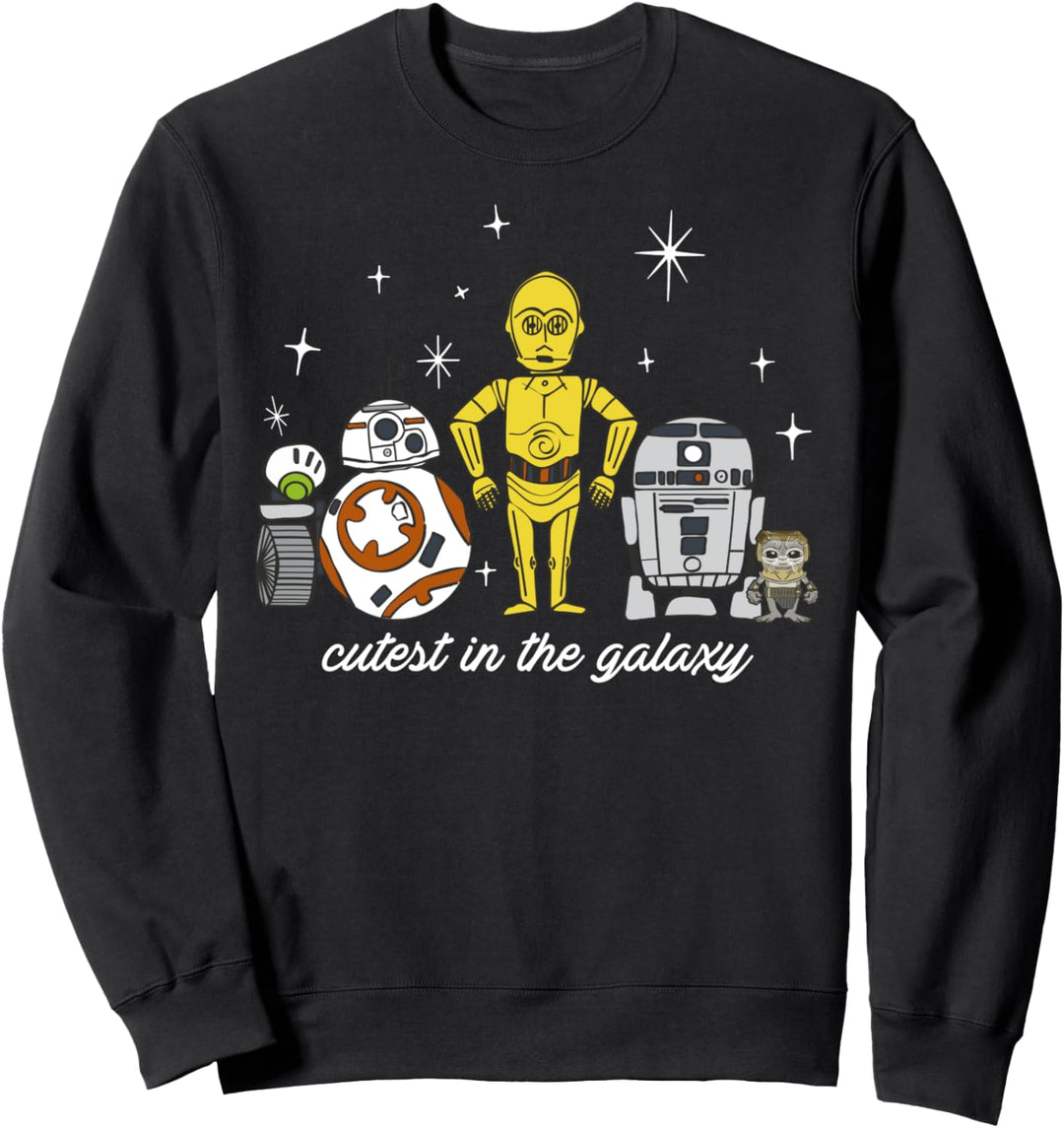 Star Wars: The Rise Of Skywalker Babu Frik And Droids Cutest Sweatshirt