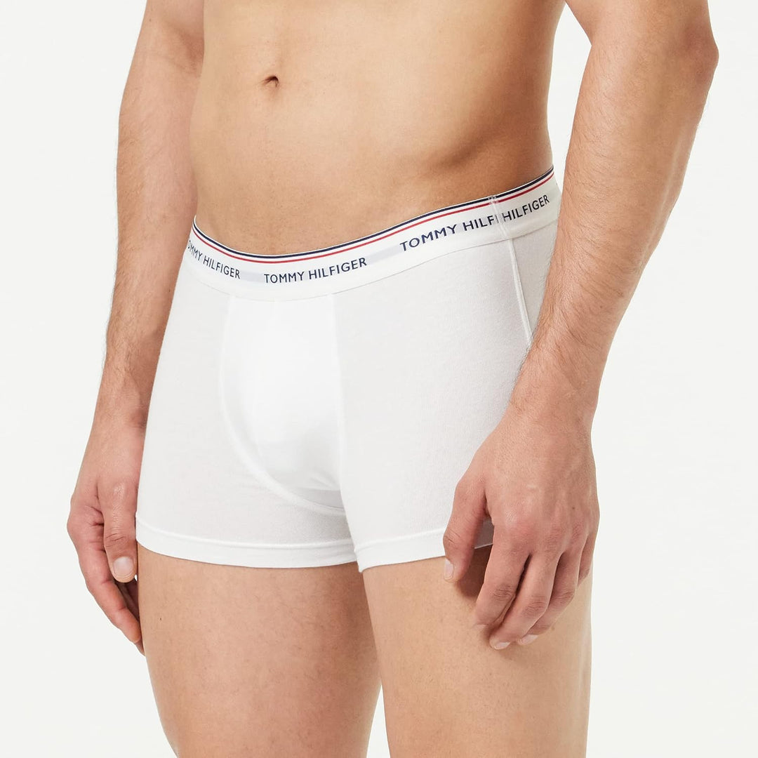 Tommy Hilfiger Herren Boxershorts (3er Pack) S Mehrfarbig (Black/Grey Heather/White), S Mehrfarbig (