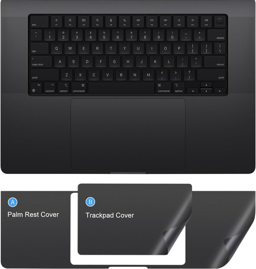 Handballenauflage, kompatibel mit 2023 MacBook Pro 16 Zoll M3 Chip A2991 Trackpad-Schutzhülle für 20