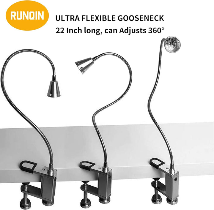 RUNQIN Grill Licht,Magnetischer 360° Flexibel Grilllampe Grillbeleuchtung LED zubehör Verstellbare O