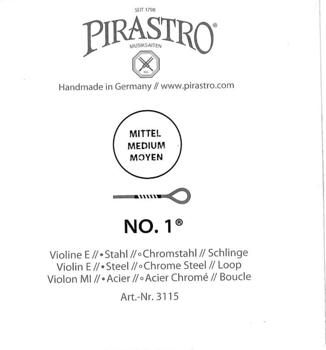 Saite Violine Pirastro Universal Nr.1 E 4/4-Saiten-Endstück Medium, 4/4-Saiten-Endstück Medium