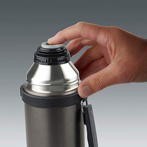 Isosteel Va-9562dqat Doppelwandige Thermoskanne, Quickstop-System – Einhand-Ausgiessen, 2 isolierend