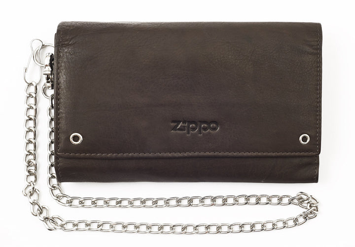 Zippo Herren Biker Geldbörse Mokka Geldbörse Braun (Mokka)