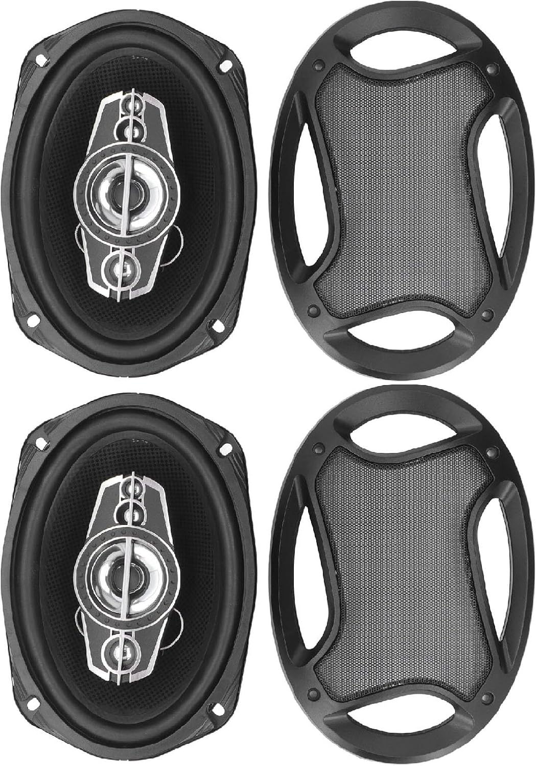 Greensen 2pcs 6x9 Zoll Koaxialauto -Lautsprecher 800 W 4 Ohm Auto -Türlautsprecher mit Haltbarem Gum