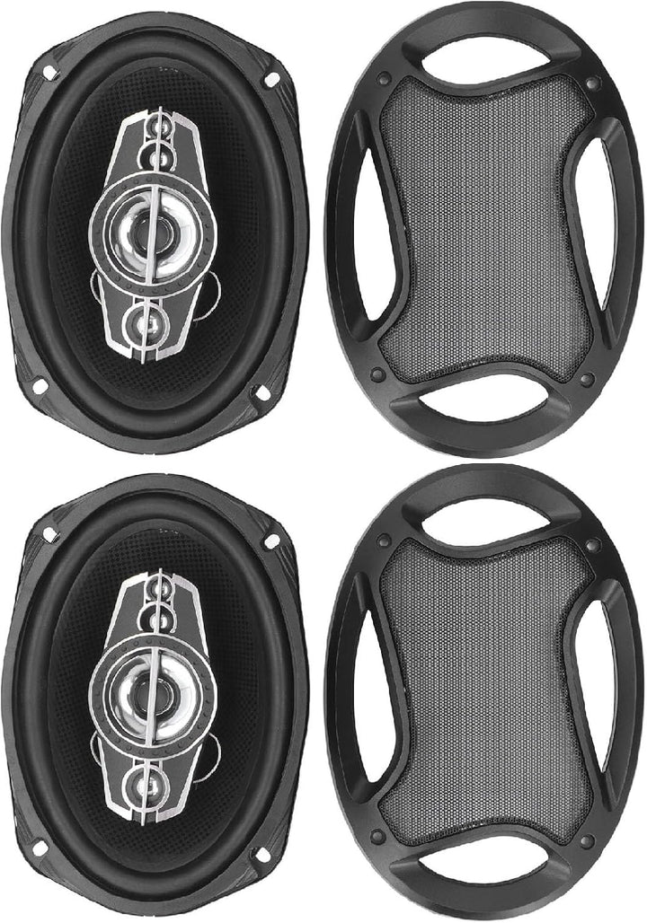 Greensen 2pcs 6x9 Zoll Koaxialauto -Lautsprecher 800 W 4 Ohm Auto -Türlautsprecher mit Haltbarem Gum