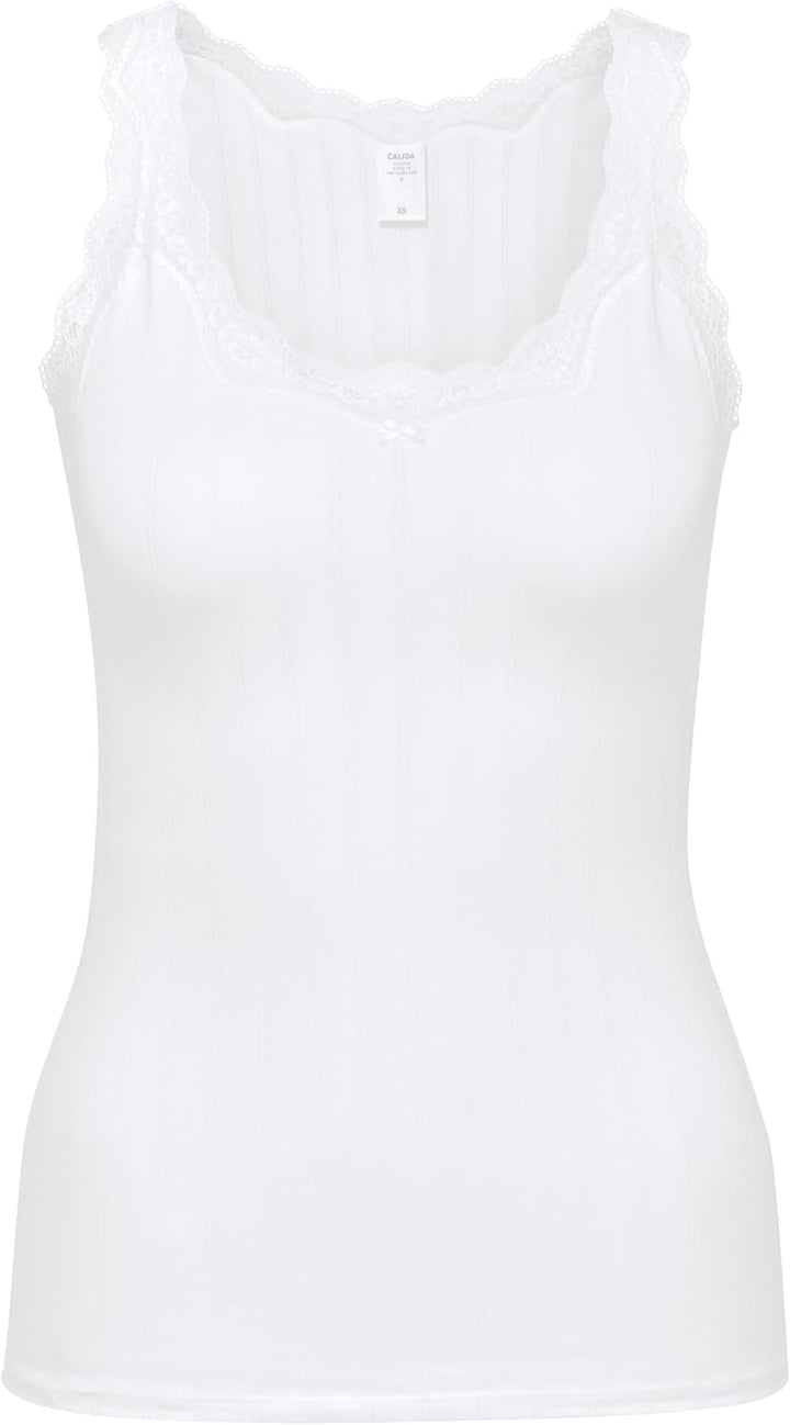 CALIDA Damen Etude Toujours Unterhemd (1er Pack) 40-42 Weiss, 40-42 Weiß