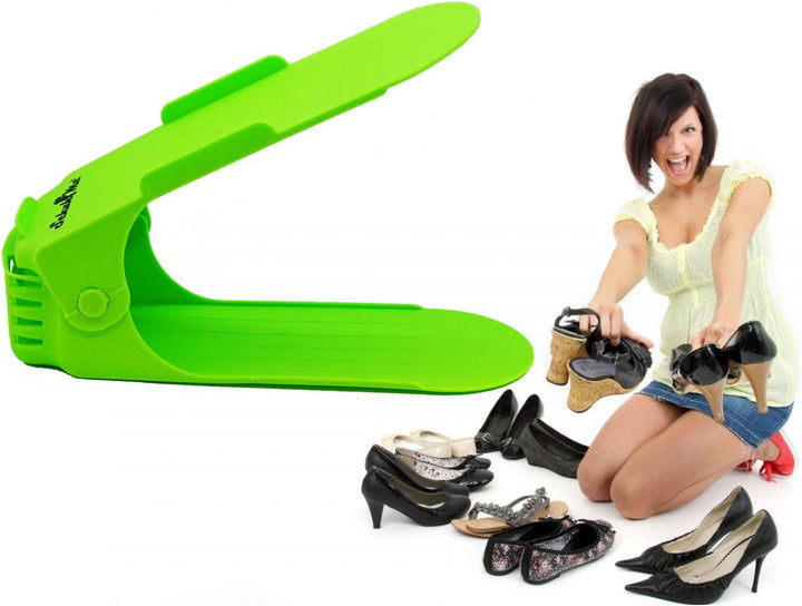8 x Verstellbarer Profi Schuhstapler Schuhorganizer Schuhhalter – Magic Shoe Rack Organizer - Sparse