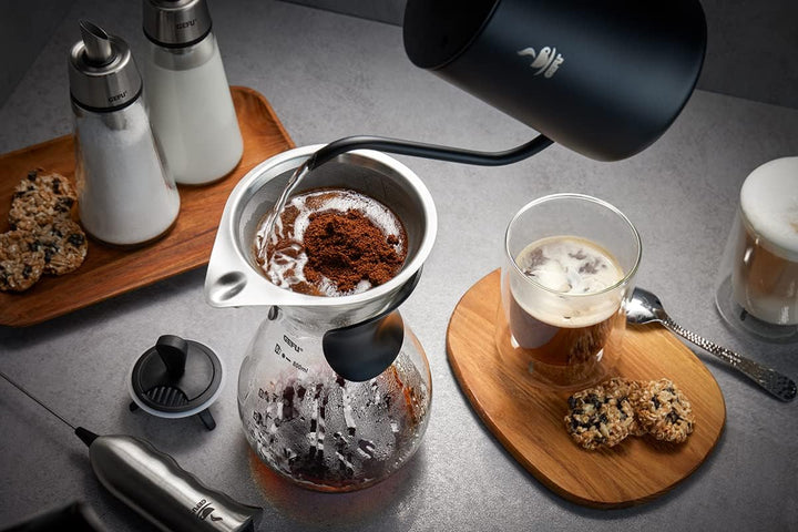 Gefu Butio Kaffeebereiter Silber/Transparent 800 ml