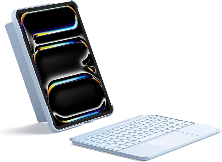Inateck Hülle mit Tastatur für iPad Pro 11 2024, ACE Touch Ultraleichte Tastatur Abnehmbar, mit Touc