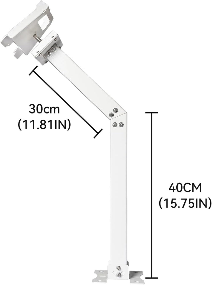 shinar Metall-Wandhalterung Kompatibel mit Starlink Gen 3 Rohradapter für Starlink Verstellbar bis 3