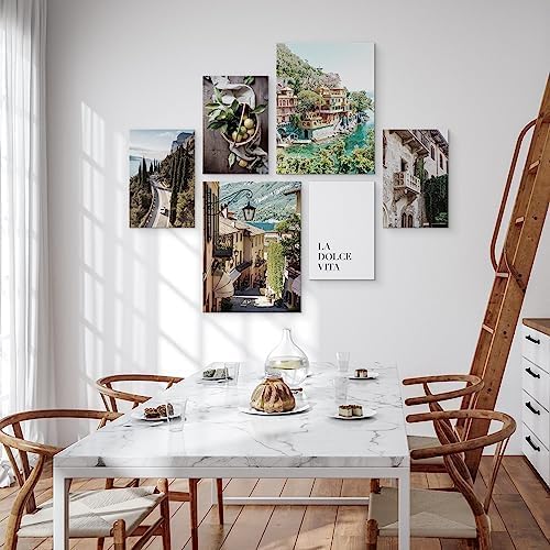 Muralo - Wandbilder Set - Leinwand Bilder Set Aufhängefertig - Bilder für Wohnzimmer Schlafzimmer -