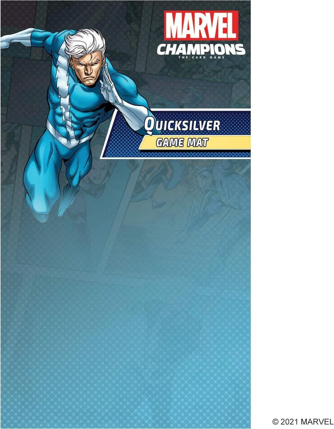 Fantasy Flight Games, Marvel Champions: Quicksilver Game Mat, Card Game, Ages 14+, 1-4 Players, 60 M