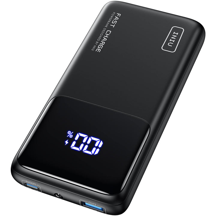 INIU Power Bank, 45W Powerbank Klein Aber Stark 15000mAh, 3A Externe Handyakkus [USB C Input&amp;Output]