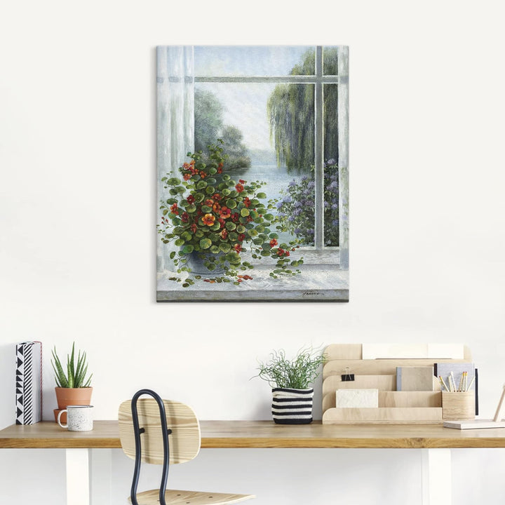 ARTland Leinwandbilder Wandbild Bild auf Leinwand 60x80 cm Stillleben Arrangements Botanik Malerei G