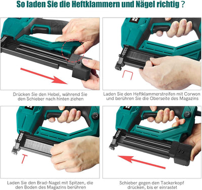 Elektrotacker,NEU MASTER tacker NTC0040 für Polsterei, Textilien befestigen und Holzbearbeitung Proj