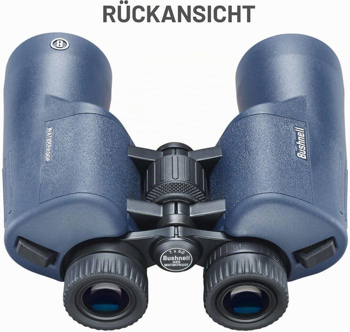 Bushnell - H2O 2 - Fernglas - 7x50 Dunkelblau Porro - Voll multivergütet - Wasserdicht/Beschlagfrei