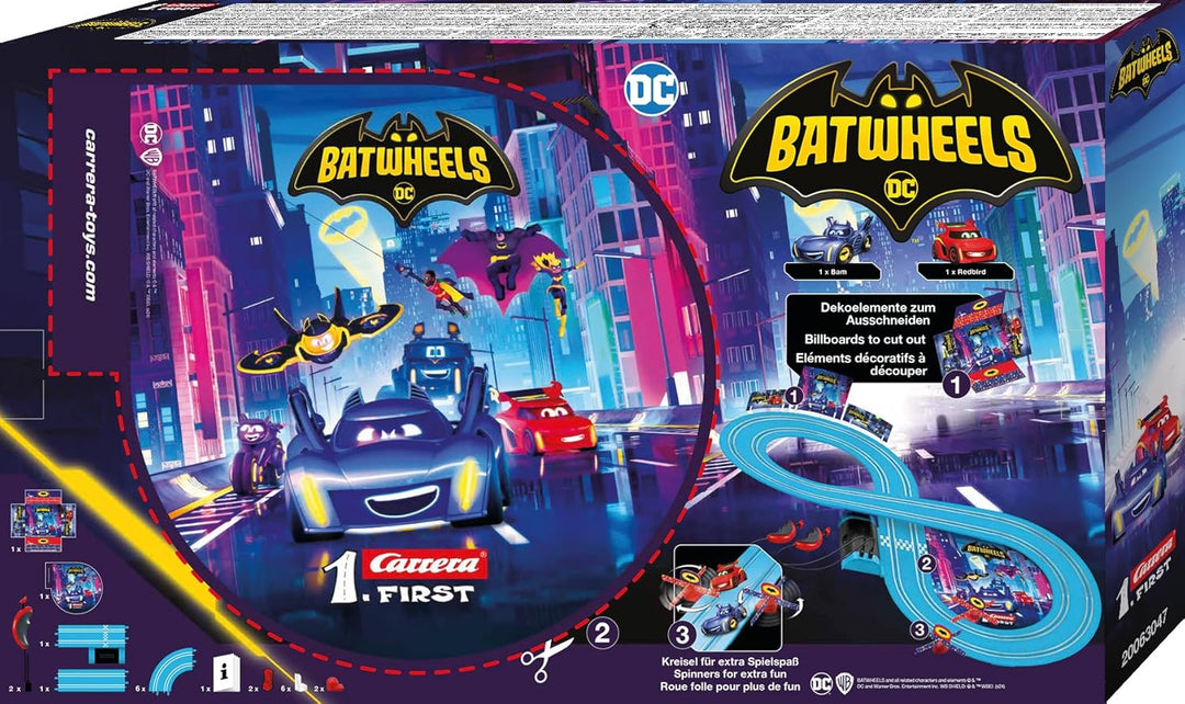 Carrera 1.First Batwheels Time for Action Grundpackung/Startpackung (63047)