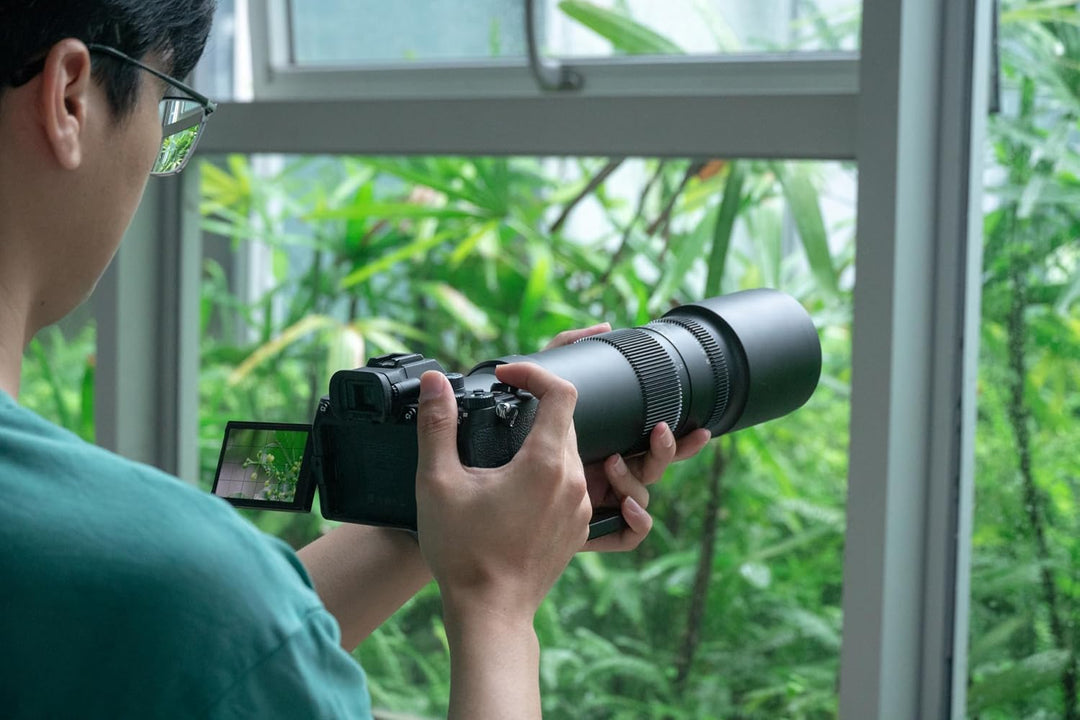 TTArtisan 500 mm F6.3 Teleobjektiv mit Metallgehäuse, kompatibel mit L-Halterung (Vollformat), Schwa