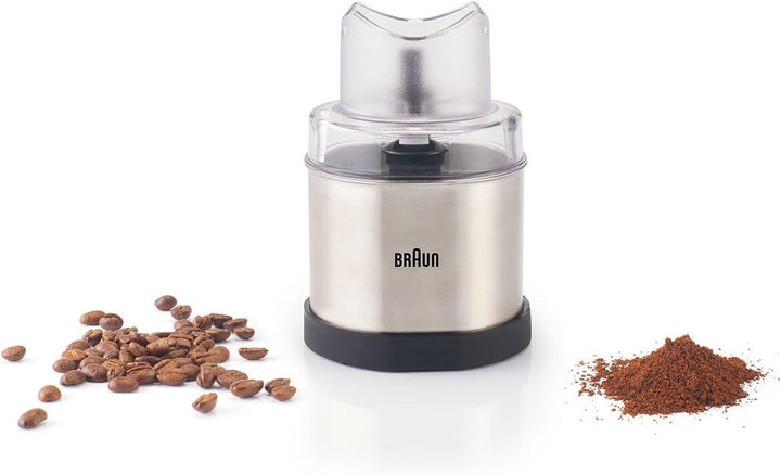 Braun Kaffee- und Gewürzmühlen-Aufsatz MQ 60 – EasyClick-Zubehör für Braun Stabmixer MQ 3 und MQ 5,