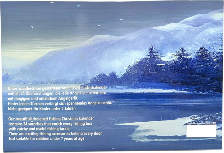 MF Mega Fishing Deluxe Raubfisch Angler Adventskalender - Spinfischer Hecht Zander Barsch Forelle &