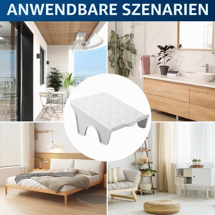Schuhstapler, 4 Stück Schuhstapler Platzsparend Doppelschicht Schuhorganizer Schuhschlitze Organizer