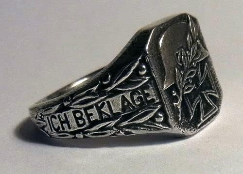 MK-Art Militaria Schöner deutscher Ring "Ich beklage einen Helden"