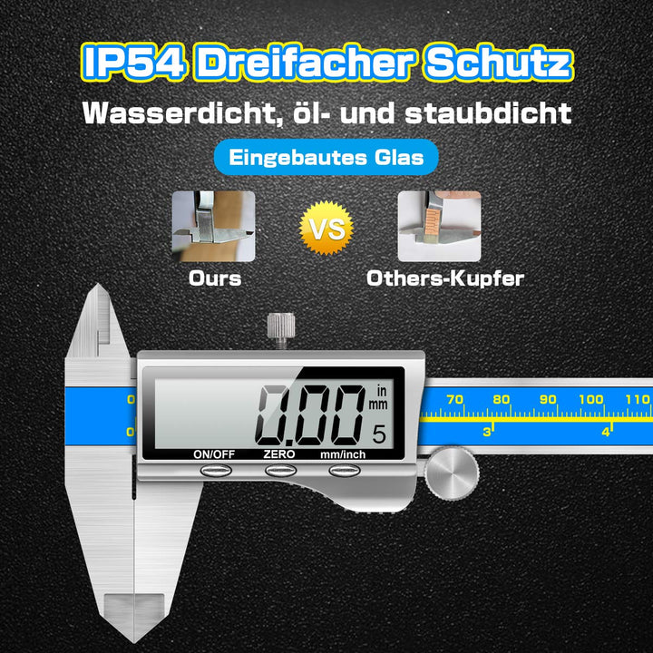 Digitale Schieblehre Industriequalität Orthland Messschieber Digital Messlehre 150mm Mit Gross Lcd P