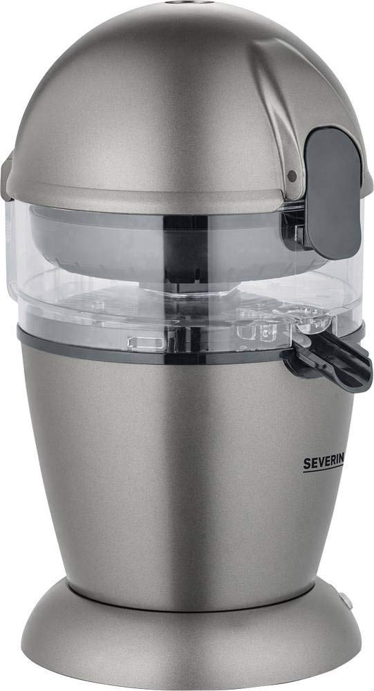 SEVERIN Vollautomatische Zitruspresse, elektrische Saftpresse für hohe Saftausbeute direkt ins Glas,