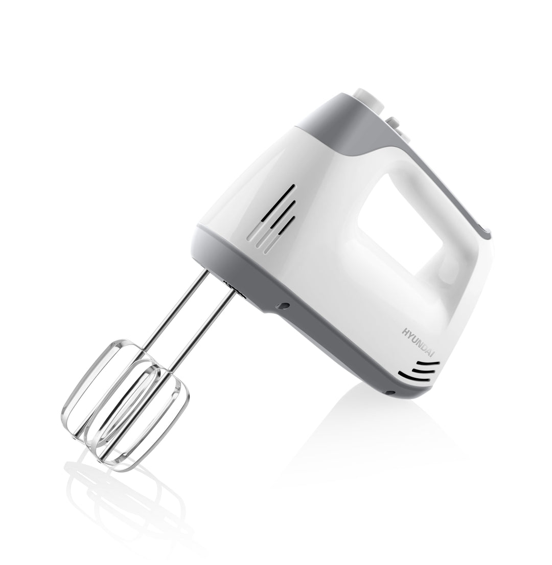 HYUNDAI ELECTORNICS Handmixer I HM707 I 300 W I praktischer Handrührgerät I 5 Geschwindigkeitsstufen