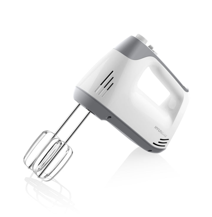 HYUNDAI ELECTORNICS Handmixer I HM707 I 300 W I praktischer Handrührgerät I 5 Geschwindigkeitsstufen
