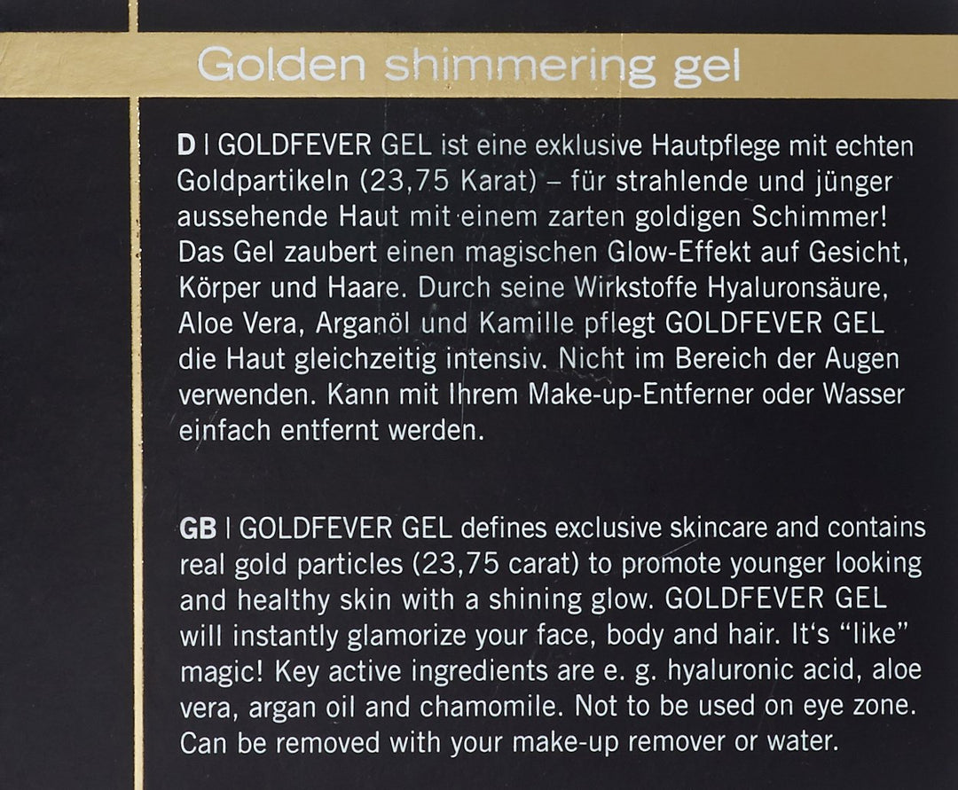 Tana Egypt-Wonder goldfever Gel 50 ml, 1er Pack (1 x 0.05 l)