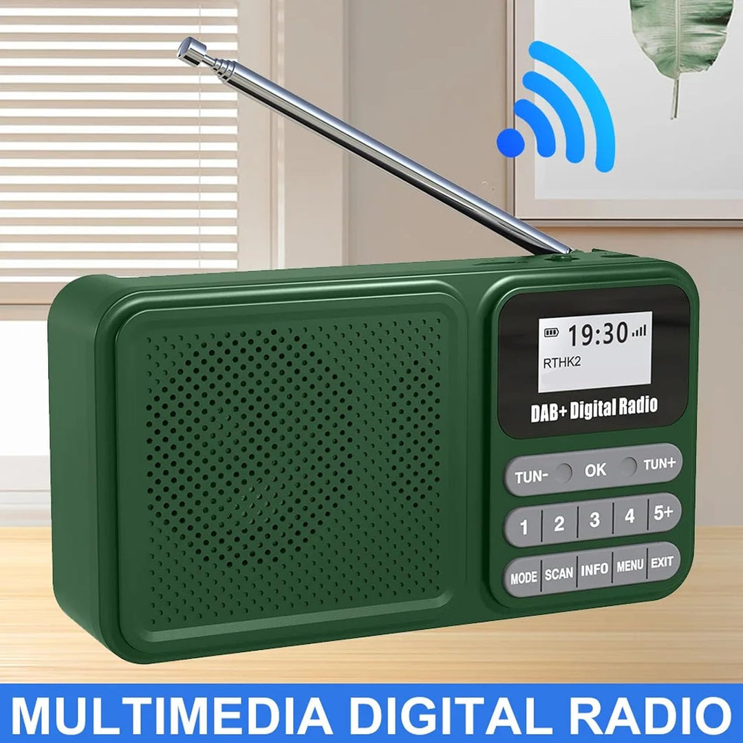 DAB-Radio, Digitalradio, BT-Radio-Lautsprecher, Solarbetriebener 3-W-Stereo-BT-Lautsprecher, Wiedera