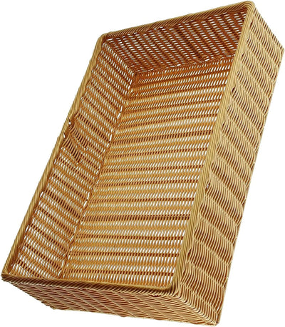 Auslagekorb aus Poly-Rattan, 60x40 cm, Regalkorb, Brotkorb, Servierkorb, Aufbewahrungskorb