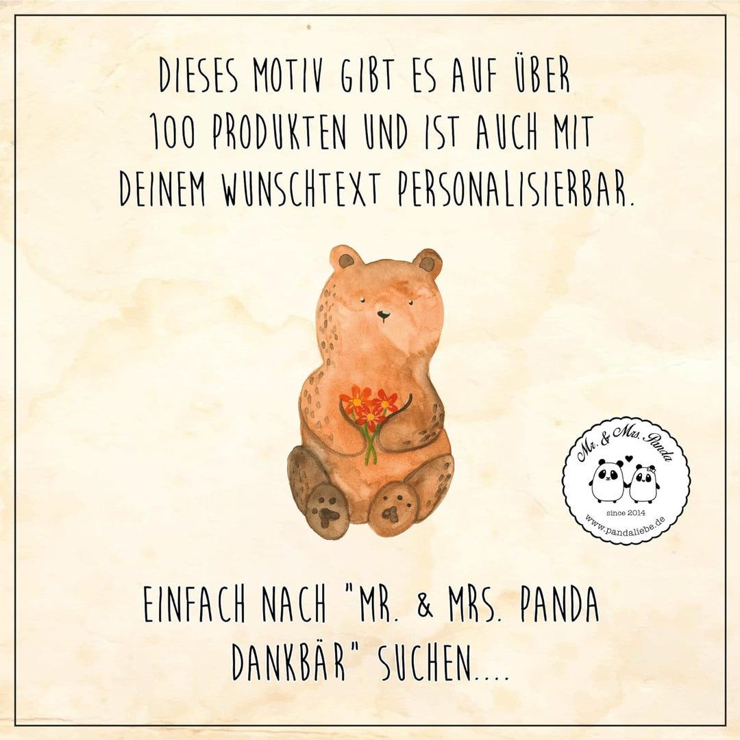 Mr. & Mrs. Panda Motiv WC Sitz Dankbär - Geschenk, Klodeckel, Toilettendeckel, Klobrille, Teddy, Dan