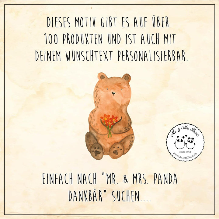 Mr. & Mrs. Panda Motiv WC Sitz Dankbär - Geschenk, Klodeckel, Toilettendeckel, Klobrille, Teddy, Dan